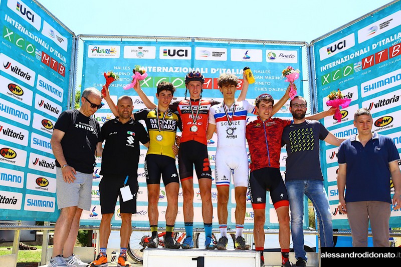 Podio Pineto Internazionali d'Italia Junior